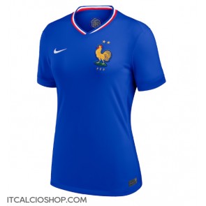 Francia Prima Maglia Femmina Europei 2024 Manica Corta